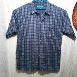 Big Dogs 100% Cotton Button Down Short Sleeve Shirt Size 1X/2X